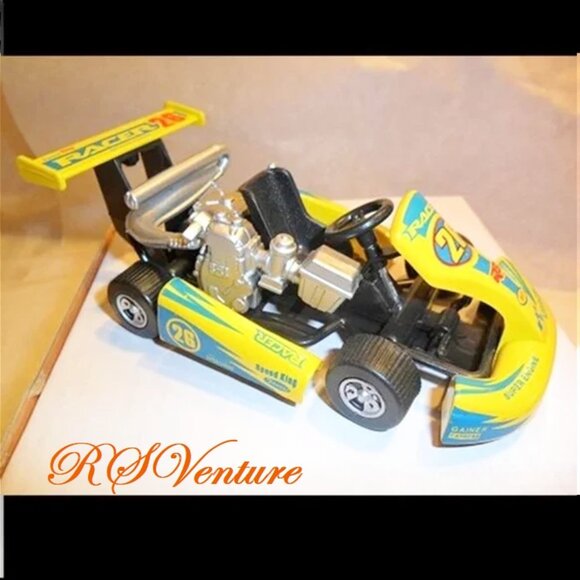 Die-cast Go-Kart Yellow - Picture 1 of 3